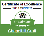 TripAdvisor Certificate of Excellence 2014 Winner